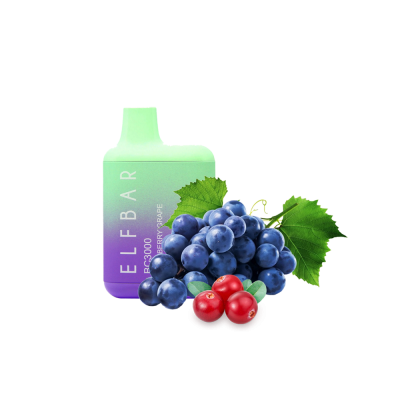 Elf Bar BC3000 Cranberry Grape (Журавлина Виноград) Одноразовий POD