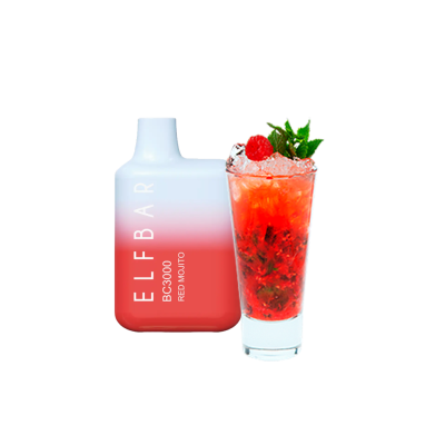 Elf Bar BC3000 Red Mojito (Мохито Малина) Одноразовый POD Elf Bar BC3000 Red Mojito (Мохито Малина) Одноразовый POD