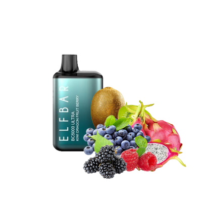 Elf Bar ULTRA BС5000 Kiwi Dragon Fruit Berry (Ківі Пітайя Ягода) Одноразовий POD Elf Bar ULTRA BС5000 Kiwi Dragon Fruit Berry (Ківі Пітайя Ягода) Одноразовий POD