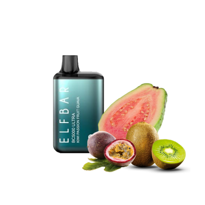 Elf Bar ULTRA BС5000 Kiwi Passion Fruit Guava (Ківі Маракуя Гуава) Одноразовий POD Elf Bar ULTRA BС5000 Kiwi Passion Fruit Guava (Ківі Маракуя Гуава) Одноразовий POD