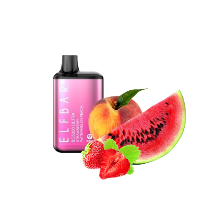 Elf Bar ULTRA BС5000 Strawberry Watermelon Peach (Клубника Арбуз Персик) Одноразовый POD