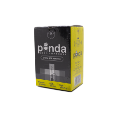 Кокосове вугілля для кальяну Panda Black (1 кг, 72 шт, р25) Кокосове вугілля для кальяну Panda Black (1 кг, 72 шт, р25)