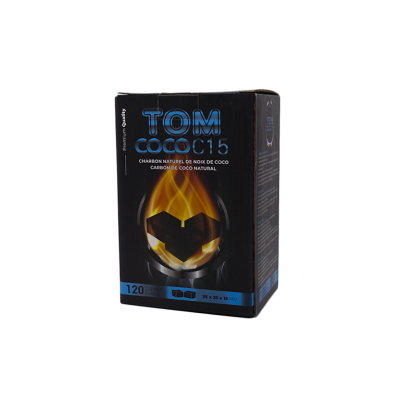 Кокосове вугілля для кальяну Tom Cococha C15 (1 кг, 120 шт, флет) Кокосове вугілля для кальяну Tom Cococha C15 (1 кг, 120 шт, флет)