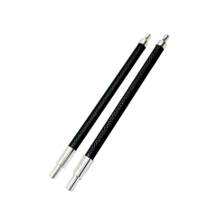 Мундштук для кальяна из кожи Khmara Corium Perforation (Чёрный)