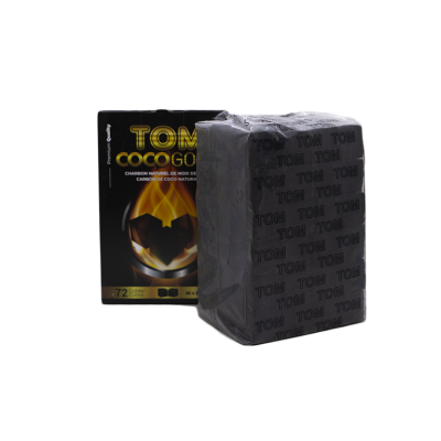 Кокосове вугілля для кальяну Tom Cococha Gold (1 кг, 72 шт, р25, без коробки)
