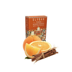 Elf Bar Christmas Edition TE5000 Cinnamon Orange (Кориця Апельсин) Одноразовий POD Elf Bar Christmas Edition TE5000 Cinnamon Orange (Кориця Апельсин) Одноразовий POD