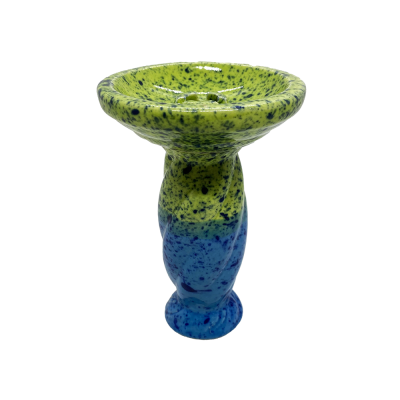 Глиняна чаша GrynBowls Spawn Light Blue Yellow (синій із жовтим)