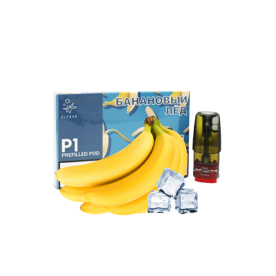 Картридж Elf Bar P1 Banana ice (Банан Лёд)