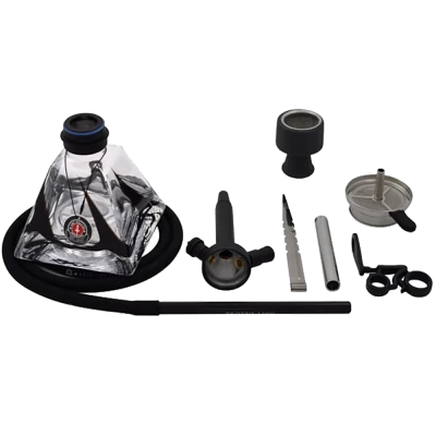 Кальян Amy Deluxe 652 Black (чорний, повний комплект) Кальян Amy Deluxe 652 Black (чорний, повний комплект)