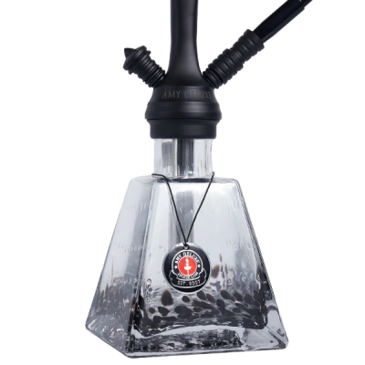 Кальян Amy Deluxe 038R Clear (прозорий, повний комплект)