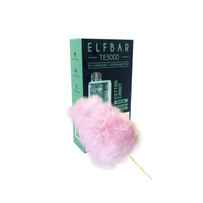 Elf Bar TE5000 Cotton Candy (Солодка Вата) Одноразовий POD Elf Bar TE5000 Cotton Candy (Солодка Вата) Одноразовий POD