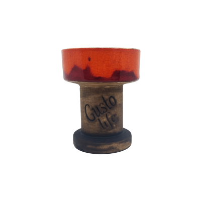 Глиняна чаша Gusto Bowls Rook Orange Red (Помаранчевий Червоний) Глиняна чаша Gusto Bowls Rook Orange Red (Помаранчевий Червоний)