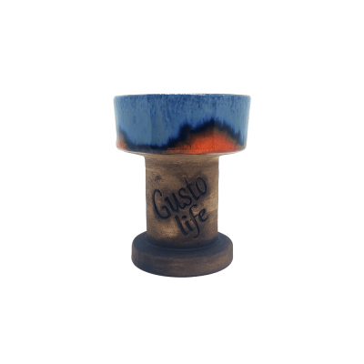 Глиняна чаша Gusto Bowls Rook Blue Orange (Синій Помаранчевий) Глиняна чаша Gusto Bowls Rook Blue Orange (Синій Помаранчевий)