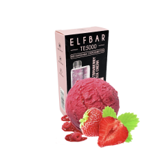 Elf Bar TE5000 Strawberry Ice Cream (Полуниця Морозиво) Одноразовий POD Elf Bar TE5000 Strawberry Ice Cream (Полуниця Морозиво) Одноразовий POD
