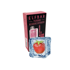 Elf Bar TE5000 Strawberry Ice (Полуниця Лід) Одноразовий POD Elf Bar TE5000 Strawberry Ice (Полуниця Лід) Одноразовий POD