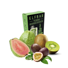 Elf Bar TE5000 Kiwi Passion Fruit Guava (Ківі Маракуя Гуава) Одноразовий POD Elf Bar TE5000 Kiwi Passion Fruit Guava (Ківі Маракуя Гуава) Одноразовий POD