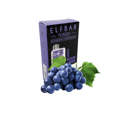 Elf Bar TE5000 Grape (Виноград) Одноразовий POD Elf Bar TE5000 Grape (Виноград) Одноразовий POD