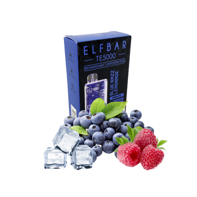 Elf Bar TE5000 Blue Razz Lemonade (Блю Раз Лимонад) Одноразовый POD