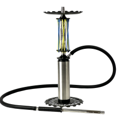 Кальян Trumpet Hookah Rider Still Blue Yellow (синьо-жовтий, повний комплект) Кальян Trumpet Hookah Rider Still Blue Yellow (синьо-жовтий, повний комплект)