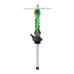 Кальян Drago Wood Epox Green (зелений, базовий комплект) Кальян Drago Wood Epox Green (зелений, базовий комплект)