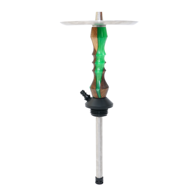 Кальян Drago Wood Epox Green (зелений, базовий комплект)