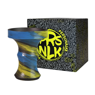Глиняна чаша Personalka Bowl Blue Yellow