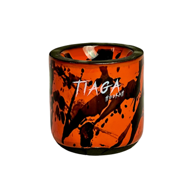 Глиняна чаша Tiaga Hookah Fire hurricane (Помаранчевий) Глиняна чаша Tiaga Hookah Fire hurricane (Помаранчевий)