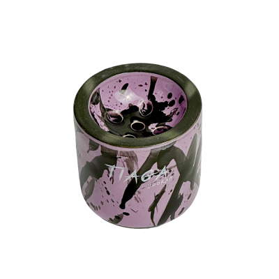 Глиняная чаша Tiaga Hookah Violet hurricane (Фиолетовый)