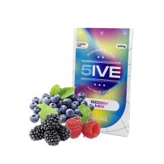 Кальянна чайна суміш 5ive tea Berry mix (Ягідний мікс, 100 г) Кальянна чайна суміш 5ive tea Berry mix (Ягідний мікс, 100 г)
