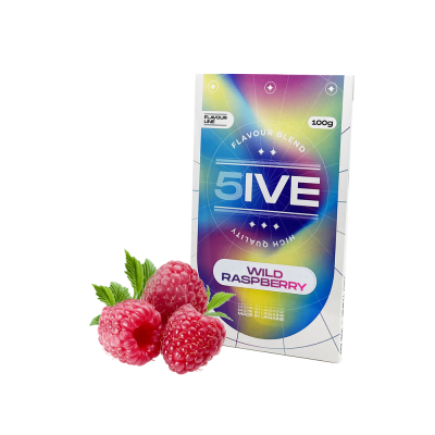 Кальянна чайна суміш 5ive tea Wild raspberry (Дика малина, 100 г)
