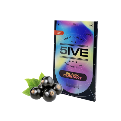 Тютюн 5ive hard line Blackcurrant (Чорна смородина, 100 г)