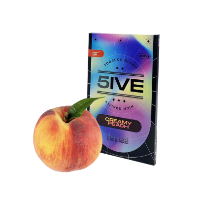 Табак 5ive hard line Creamy peach (Сливочный персик, 100 г)