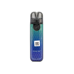 Smok Novo 4 Mini 900 Green Blue Cobra (Зелено-Синій, з картриджем) Багаторазовий POD Smok Novo 4 Mini 900 Green Blue Cobra (Зелено-Синій, з картриджем) Багаторазовий POD