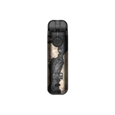 Smok Novo 4 800 Black Stabilizing Wood (Чорний з коричневим, з картриджем) Багаторазовий POD Smok Novo 4 800 Black Stabilizing Wood (Чорний з коричневим, з картриджем) Багаторазовий POD
