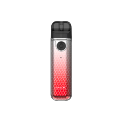 Smok Novo 4 Mini 900 Silver Red Cobra (Сріблясто-Червоний, з картриджем) Багаторазовий POD Smok Novo 4 Mini 900 Silver Red Cobra (Сріблясто-Червоний, з картриджем) Багаторазовий POD