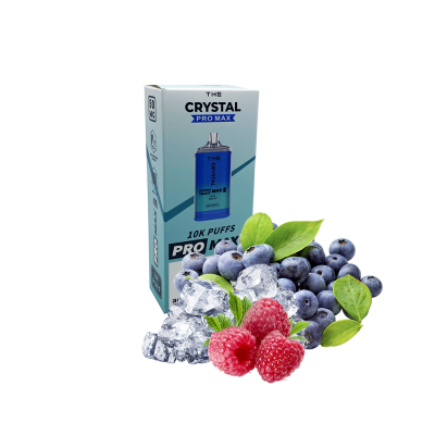 The Crystal Pro Max 10000 Blue Razz Ice (Черника Малина Лёд) Одноразовый POD