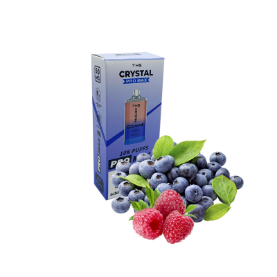 The Crystal Pro Max 10000 Blueberry Raspberry (Чорниця Малина) Одноразовий POD The Crystal Pro Max 10000 Blueberry Raspberry (Чорниця Малина) Одноразовий POD