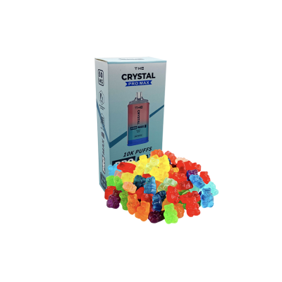 The Crystal Pro Max 10000 Gummy Bear (Желейки) Одноразовий POD The Crystal Pro Max 10000 Gummy Bear (Желейки) Одноразовий POD