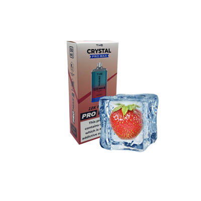 The Crystal Pro Max 10000 Strawberry Ice (Полуниця Лід) Одноразовий POD The Crystal Pro Max 10000 Strawberry Ice (Полуниця Лід) Одноразовий POD
