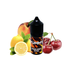Рідина YUMMY Вишня Лимон Персик (30 мл) Рідина YUMMY Вишня Лимон Персик (30 мл)