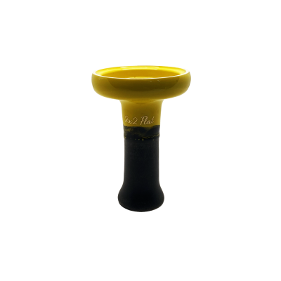 Глиняна чаша 2x2Hookah Flat New Yellow (Жовтий) Глиняна чаша 2x2Hookah Flat New Yellow (Жовтий)