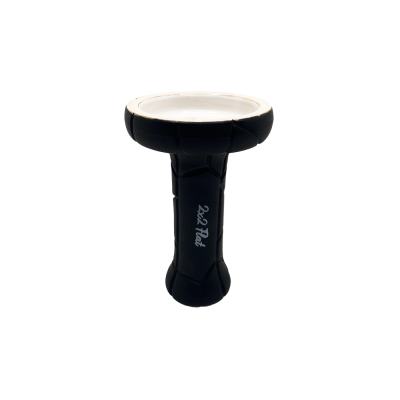 Глиняна чаша 2x2Hookah Flat Turtle White (Білий) Глиняна чаша 2x2Hookah Flat Turtle White (Білий)