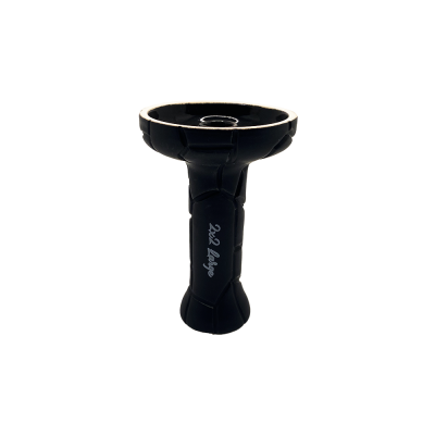 Глиняна чаша 2x2Hookah Large Turtle Black (Чорний) Глиняна чаша 2x2Hookah Large Turtle Black (Чорний)