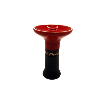 Глиняна чаша 2x2Hookah Medium Graphit Red (Червоний)