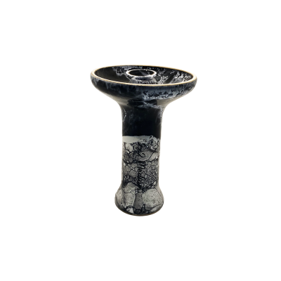Глиняна чаша 2x2Hookah Medium black white mramor (Білий, Чорний) Глиняна чаша 2x2Hookah Medium black white mramor (Білий, Чорний)