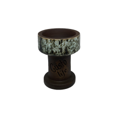 Глиняна чаша Gusto Bowls Rook White Green (Білий, Зелений) Глиняна чаша Gusto Bowls Rook White Green (Білий, Зелений)