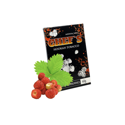 Тютюн Chefs Wild Strawberries (Дика Полуниця, 40 г)