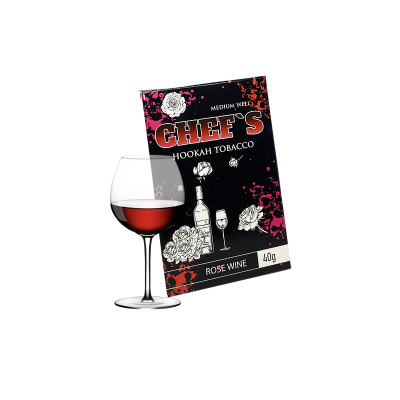 Тютюн Chefs Rose wine (рожеве вино, 40 г)
