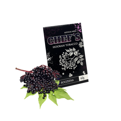 Тютюн Chefs Boozeena (смак ягід та квітів бузини, 40 г)