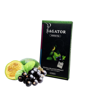 Кальянна чайна суміш Bagator Hookah Tea Feijoa Blackcurrant (Фейхоа Чорна Смородина, 50 г)